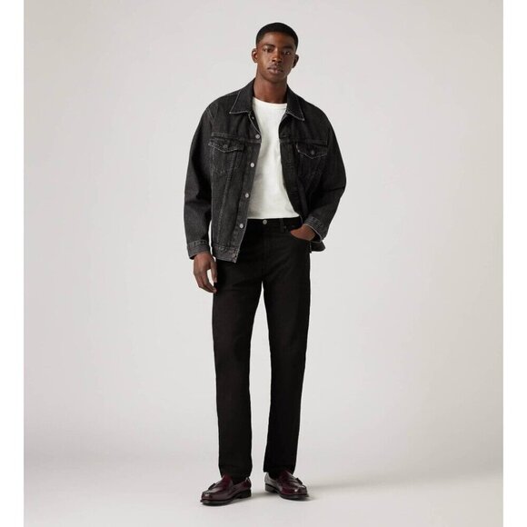 Levi's Men's 502 Taper Jeans Nightshine Black | w33 L30 - Picture 7 of 9